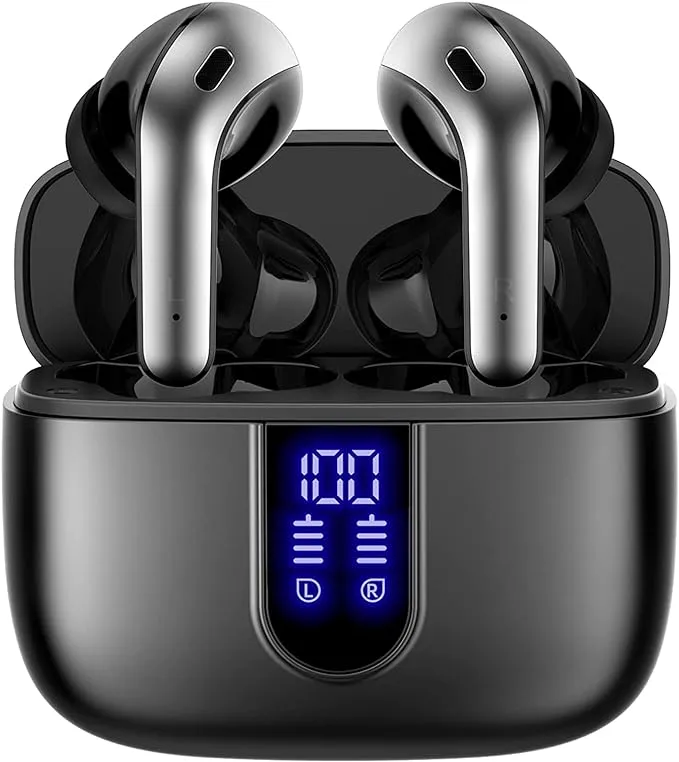 TAGRY Bluetooth Earbuds with LED Display