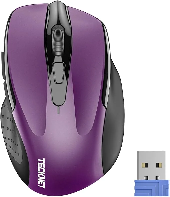 TECKNET Wireless Mouse – Long Battery Life & High DPI